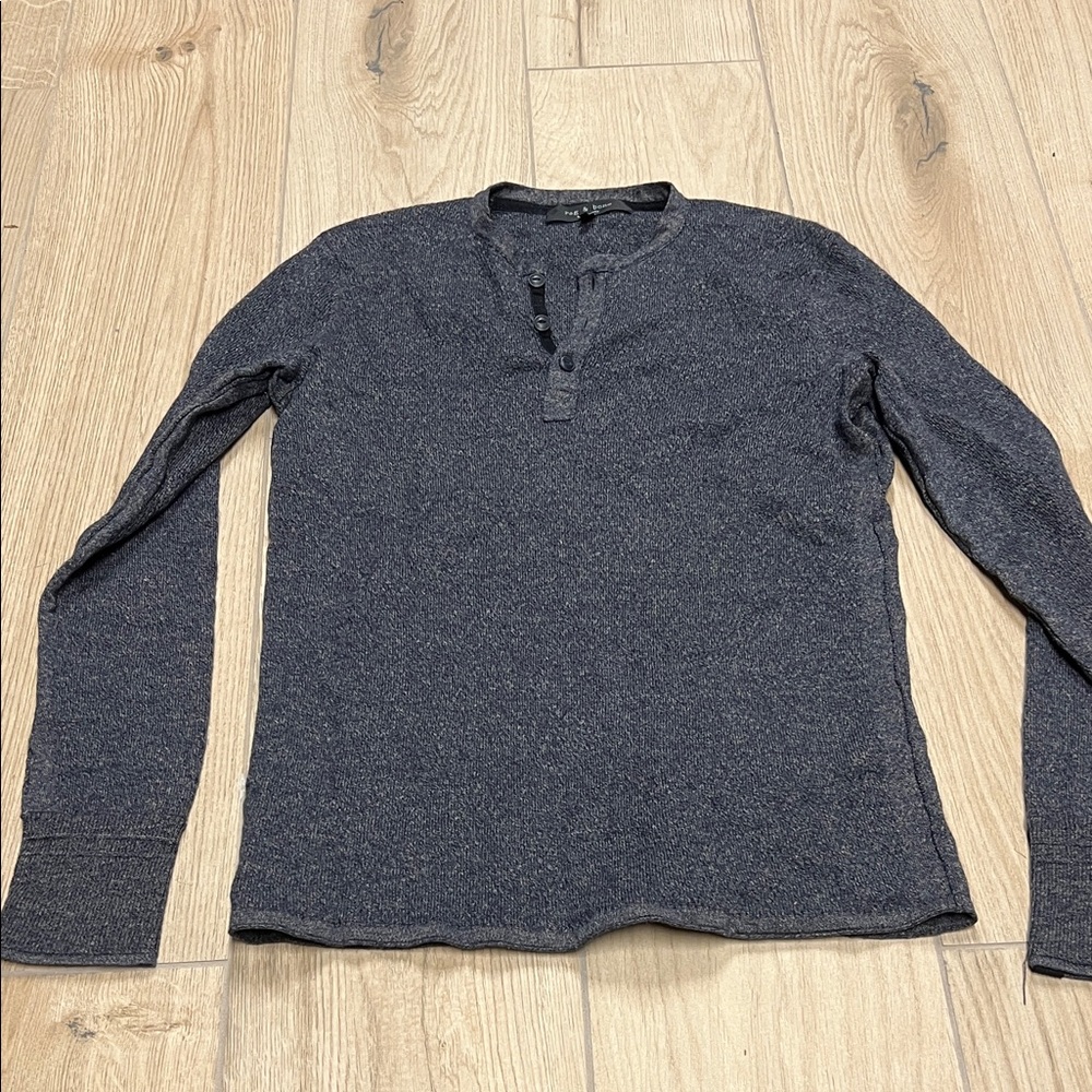 rag & bone Dark Gray Men's Shirt